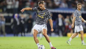 Adrien Rabiot in campo con la Juventus